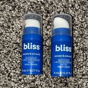 Bliss Night Serum -  Renew and Smooth - ExfoliatingGlycolic and Polyhydroxy Acid